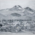 355 - Césarée, vue générale de la ville dominée par le mont Argée (photo Chinarar n°11, p. 127).